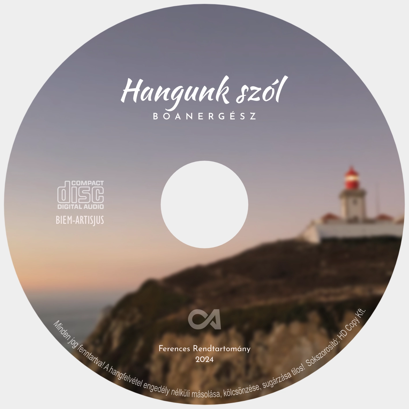 Boanergész - Hangunk szól - CD korong